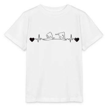 Surfer surf surf surf surf moniteur de surf - T-shirt bio MINI CREATOR Stanley/Stella Enfant - blanc - Devant - Maike (125cm)
