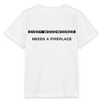 carpenter tshirts bday dad statement americas - Stanley/Stella Kinder T-Shirt MINI CREATOR  - Weiß - Vorne - Maike (125cm)