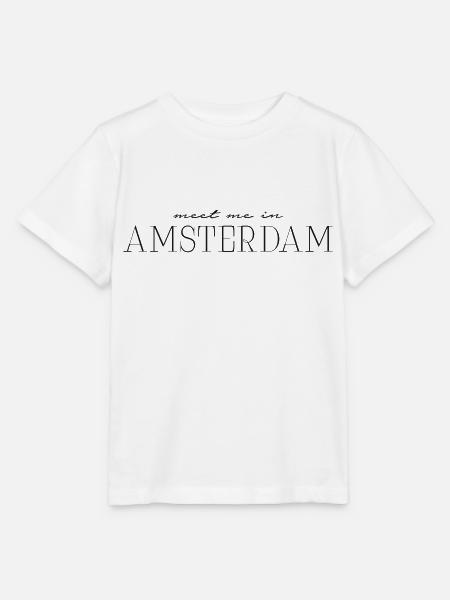Meet me in Amsterdam - Stanley/Stella Kinder T-Shirt MINI CREATOR - Weiß