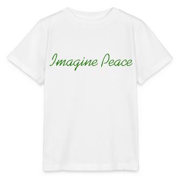 Imagine Peace - Stanley/Stella MINI CREATOR Kids’ T-Shirt - white - Front - Maike (125cm)