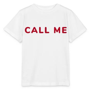 CALL ME – T-shirt tendance - T-shirt bio MINI CREATOR Stanley/Stella Enfant - blanc - Devant - Maike (125cm)