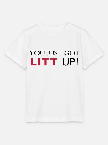 LITT UP! - Stanley/Stella Kinder T-Shirt MINI CREATOR - Weiß