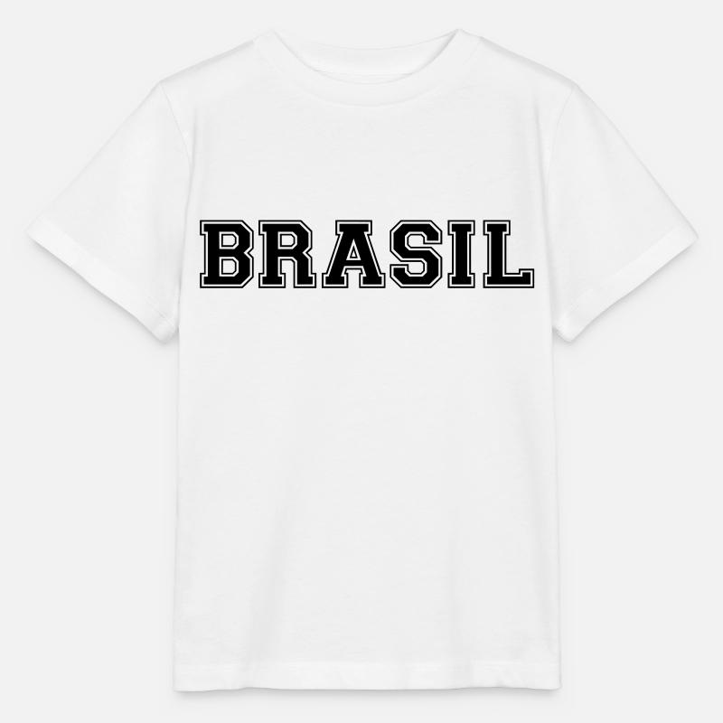 brasil - T-shirt bio MINI CREATOR Stanley/Stella Enfant - blanc