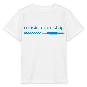 music_non_stop - Stanley/Stella MINI CREATOR Kids’ T-Shirt - white - Front - Maike (125cm)