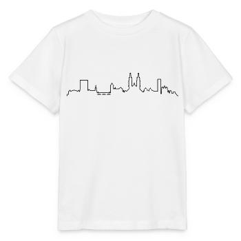 Skyline Basel - Stanley/Stella Kinder T-Shirt MINI CREATOR  - Weiß - Vorne - Maike (125cm)