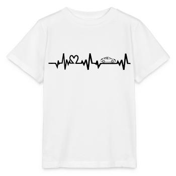 Voiture - T-shirt bio MINI CREATOR Stanley/Stella Enfant - blanc - Devant - Maike (125cm)