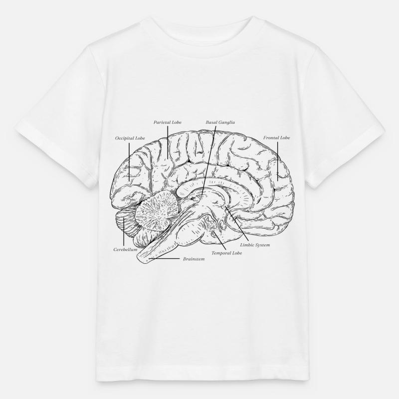 Gehirn - Stanley/Stella Kinder T-Shirt MINI CREATOR  - Weiß