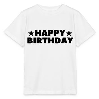 Happy Birthday Birthday Greeting Birthday Gift - Stanley/Stella MINI CREATOR Kids’ T-Shirt - white - Front - Maike (125cm)