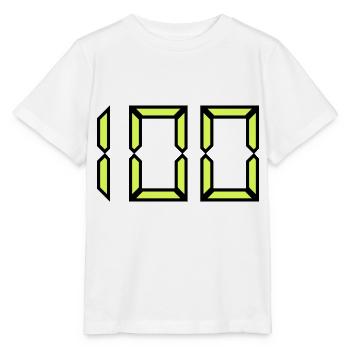 100. 100 YEARS. 100th ANNIVERSARY. HAPPY BIRTHDAY - Stanley/Stella MINI CREATOR Kids’ T-Shirt - white - Front - Maike (125cm)