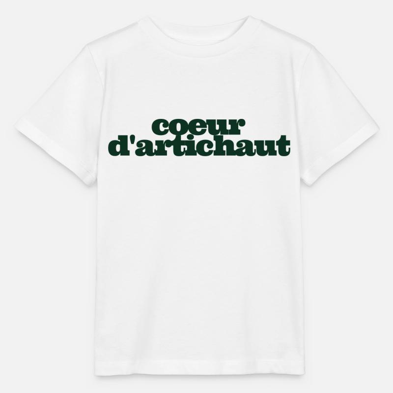 Coeur d’artichaut - T-shirt bio MINI CREATOR Stanley/Stella Enfant - blanc