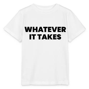 Whatever it takes - Stanley/Stella MINI CREATOR Kids’ T-Shirt - white - Front - Maike (125cm)