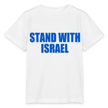 Stand with israel - Stanley/Stella Kinder T-Shirt MINI CREATOR  - Weiß - Vorne - Maike (125cm)