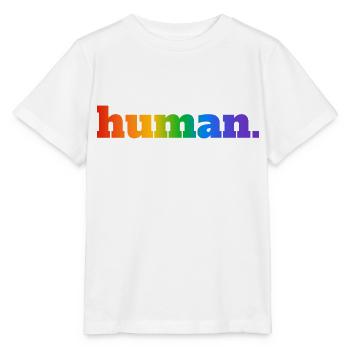 Menschlicher Regenbogen - Stanley/Stella Kinder T-Shirt MINI CREATOR  - Weiß - Vorne - Maike (125cm)