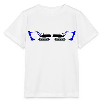 Excavator 2 - Stanley/Stella MINI CREATOR Kids’ T-Shirt - white - Front - Maike (125cm)