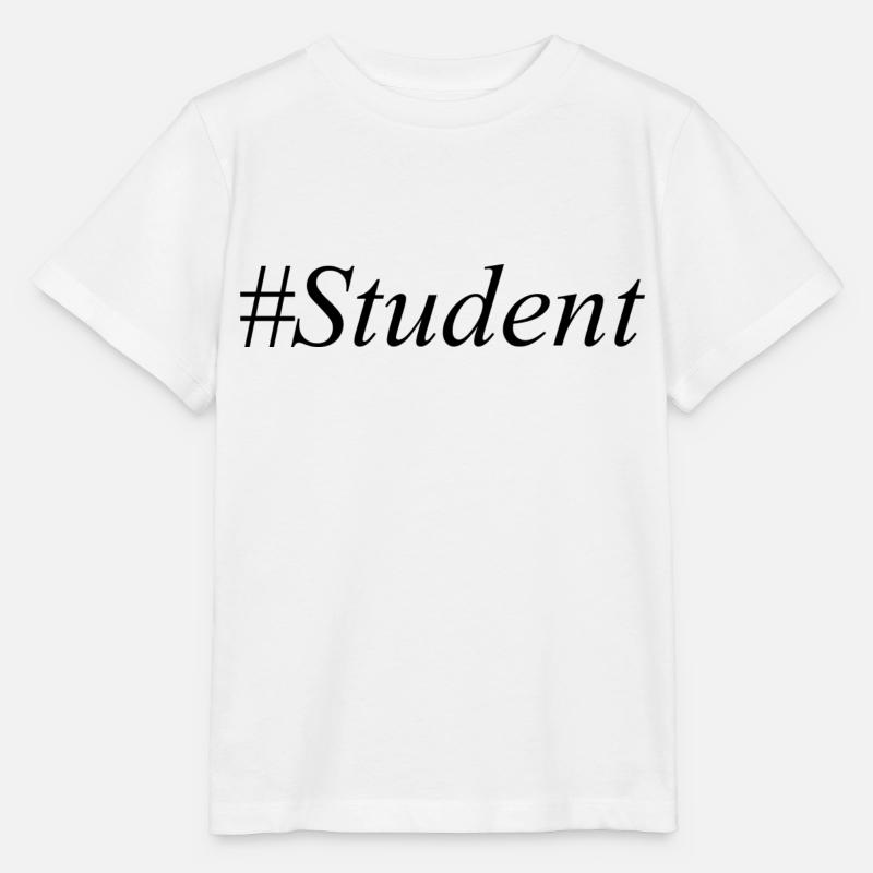 #Student Logo Black - Stanley/Stella MINI CREATOR Kids’ T-Shirt - white