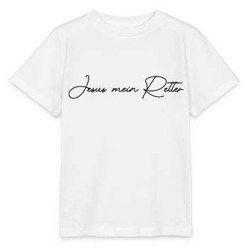 Jésus mon Sauveur - T-shirt bio MINI CREATOR Stanley/Stella Enfant - blanc - Devant - Maike (125cm)