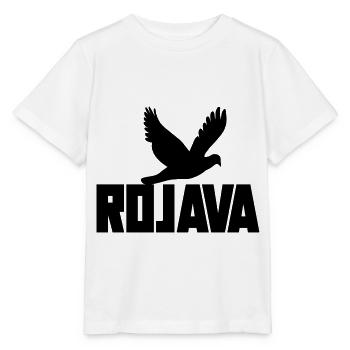 rojava kurdistan - Stanley/Stella MINI CREATOR Kids’ T-Shirt - white - Front - Maike (125cm)