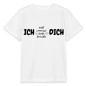 Ich liebe dich - Stanley/Stella Kinder T-Shirt MINI CREATOR  - Weiß - Vorne - Maike (125cm)