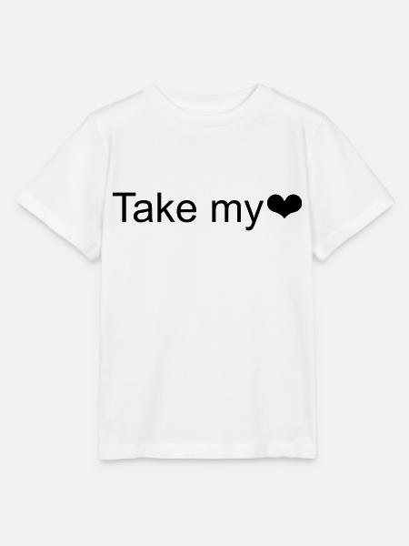 Take my - Stanley/Stella Kinder T-Shirt MINI CREATOR - Weiß