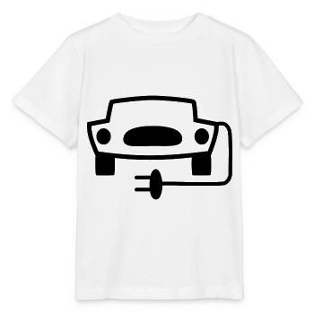Les voitures électriques arrivent - T-shirt bio MINI CREATOR Stanley/Stella Enfant - blanc - Devant - Maike (125cm)