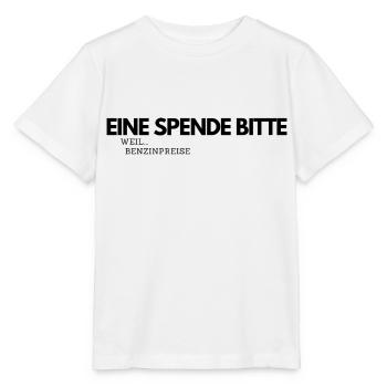 Eine Spende bitte - Stanley/Stella Kinder T-Shirt MINI CREATOR  - Weiß - Vorne - Maike (125cm)