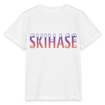Skihase Skiing Geschenkidee - Stanley/Stella Kinder T-Shirt MINI CREATOR  - Weiß - Vorne - Maike (125cm)
