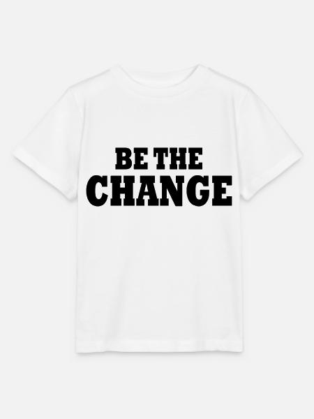 be the change - Stanley/Stella Kinder T-Shirt MINI CREATOR  - Weiß