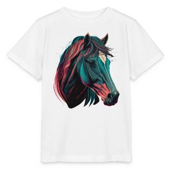 Tête d’étalon - T-shirt bio MINI CREATOR Stanley/Stella Enfant - blanc - Devant - Maike (125cm)