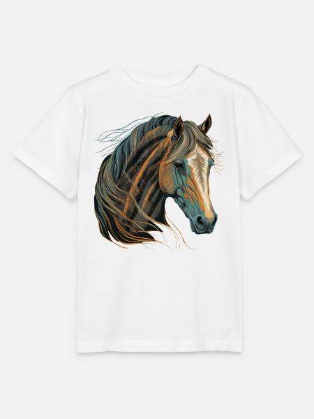 Pferdeliebhaber - Stanley/Stella Kinder T-Shirt MINI CREATOR - Weiß