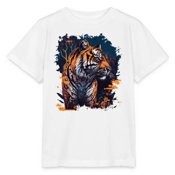 Tiger - Stanley/Stella Kinder T-Shirt MINI CREATOR  - Weiß - Vorne - Maike (125cm)