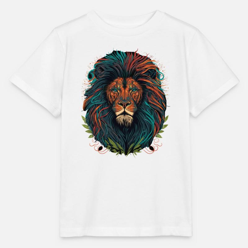 Löwenmähne - Stanley/Stella Kinder T-Shirt MINI CREATOR  - Weiß
