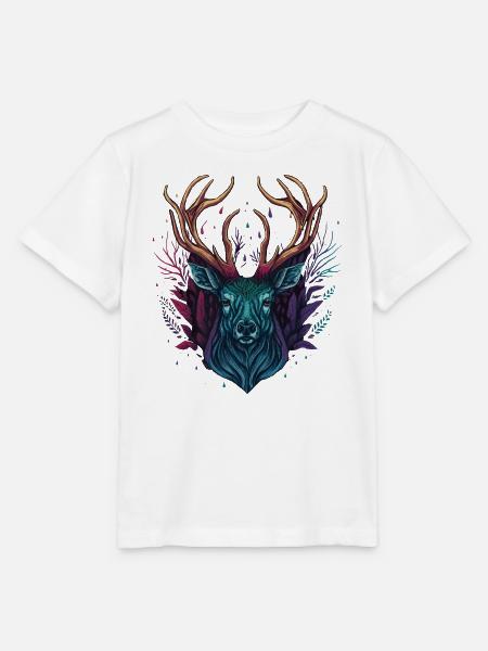 Hirsch - Stanley/Stella Kinder T-Shirt MINI CREATOR - Weiß
