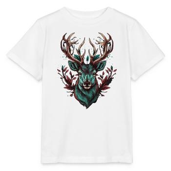 Wild Deer - Stanley/Stella MINI CREATOR Kids’ T-Shirt - white - Front - Maike (125cm)