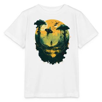 out of this world - Stanley/Stella MINI CREATOR Kids’ T-Shirt - white - Front - Maike (125cm)