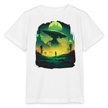 world ufo day - Stanley/Stella MINI CREATOR Kids’ T-Shirt - white - Front - Maike (125cm)