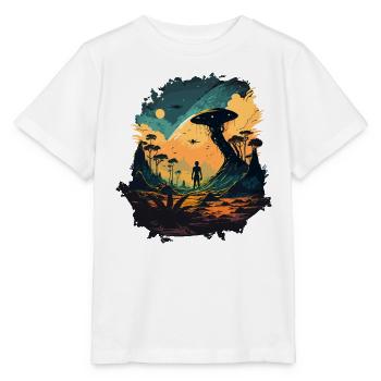 outer space - Stanley/Stella MINI CREATOR Kids’ T-Shirt - white - Front - Maike (125cm)