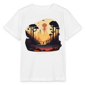 outer space - Stanley/Stella MINI CREATOR Kids’ T-Shirt - white - Front - Maike (125cm)