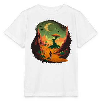 Colorful Alien - Stanley/Stella MINI CREATOR Kids’ T-Shirt - white - Front - Maike (125cm)