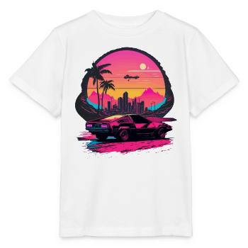 Tokio City by Night - T-shirt bio MINI CREATOR Stanley/Stella Enfant - blanc - Devant - Maike (125cm)