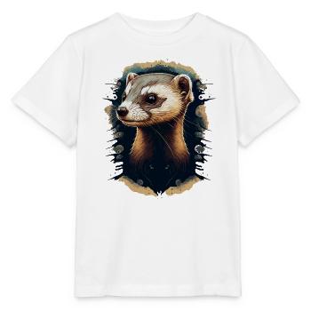 Frettchenbesitzer Geschenk - Stanley/Stella Kinder T-Shirt MINI CREATOR  - Weiß - Vorne - Maike (125cm)