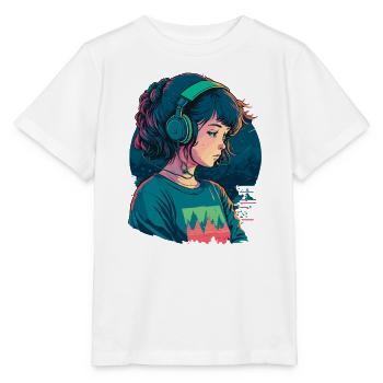 Fille Hip Hop - T-shirt bio MINI CREATOR Stanley/Stella Enfant - blanc - Devant - Maike (125cm)