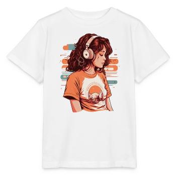 Fille basse fidélité - T-shirt bio MINI CREATOR Stanley/Stella Enfant - blanc - Devant - Maike (125cm)