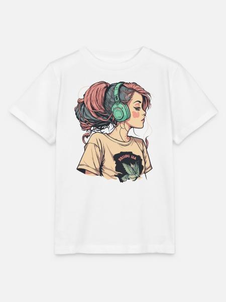 Lofi Beats - Stanley/Stella Kinder T-Shirt MINI CREATOR - Weiß