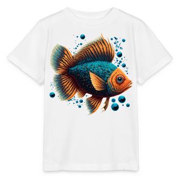 Poissons d’eau profonde - T-shirt bio MINI CREATOR Stanley/Stella Enfant - blanc - Devant - Maike (125cm)