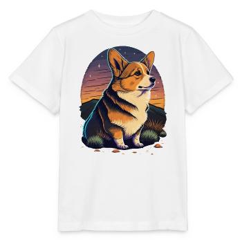 Corgi Outdoor - T-shirt bio MINI CREATOR Stanley/Stella Enfant - blanc - Devant - Maike (125cm)
