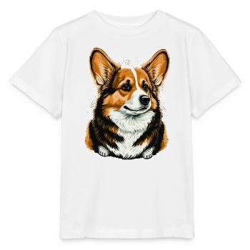 Se comporter Corgi - T-shirt bio MINI CREATOR Stanley/Stella Enfant - blanc - Devant - Maike (125cm)