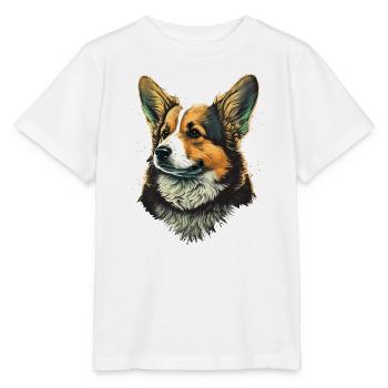 Formal Post Corgi - Stanley/Stella MINI CREATOR Kids’ T-Shirt - white - Front - Maike (125cm)