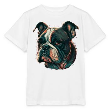 Frustrated Bulldog - Stanley/Stella MINI CREATOR Kids’ T-Shirt - white - Front - Maike (125cm)
