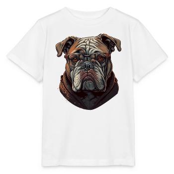 Vieux Bulldog - T-shirt bio MINI CREATOR Stanley/Stella Enfant - blanc - Devant - Maike (125cm)
