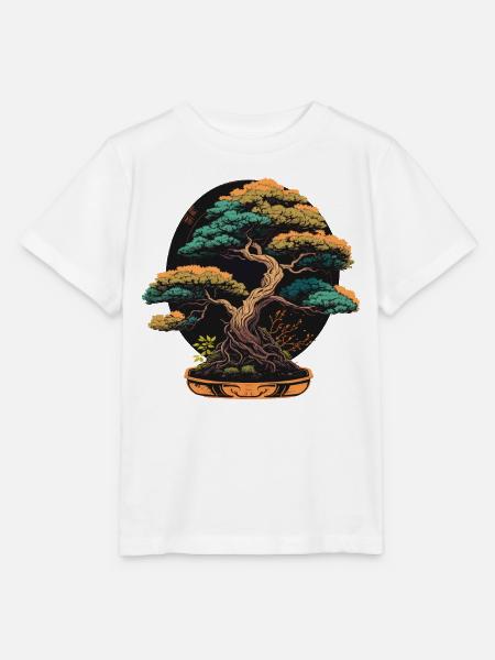 Attraktiver Bonsai - Stanley/Stella Kinder T-Shirt MINI CREATOR  - Weiß